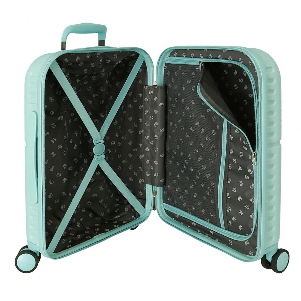 Cabin suitcase Pepe Jeans Rigid Turquoise 55cm