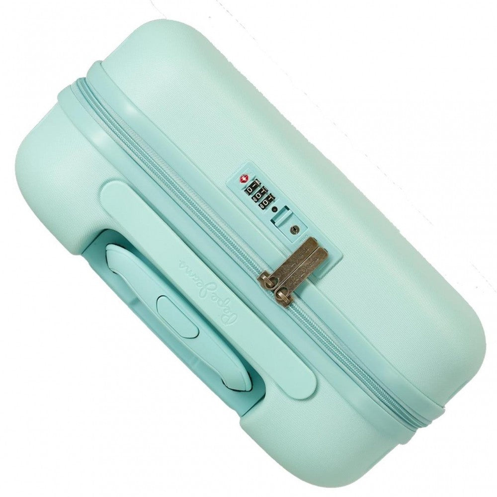 Cabin suitcase Pepe Jeans Rigid Turquoise 55cm