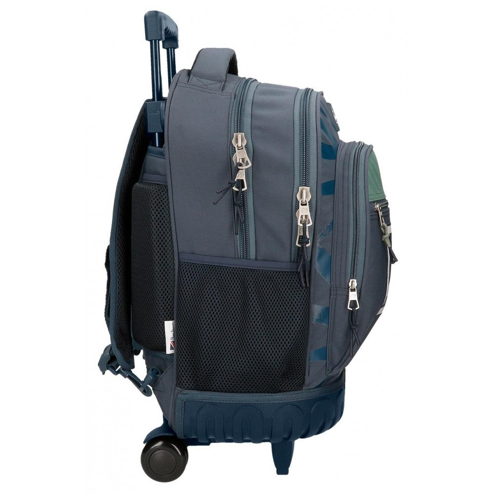 Backpack with wheels Pepe Jeans Tom 2r