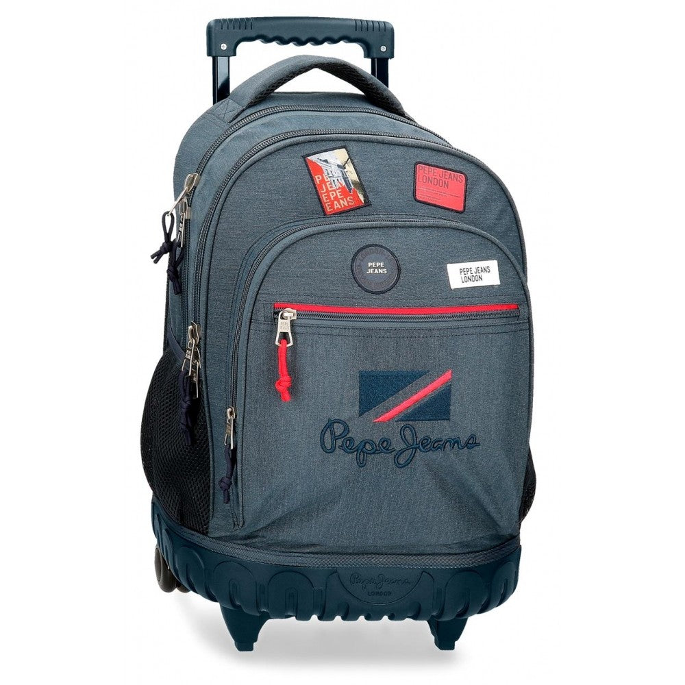 Backpack with wheels Pepe Jeans Kay 2R