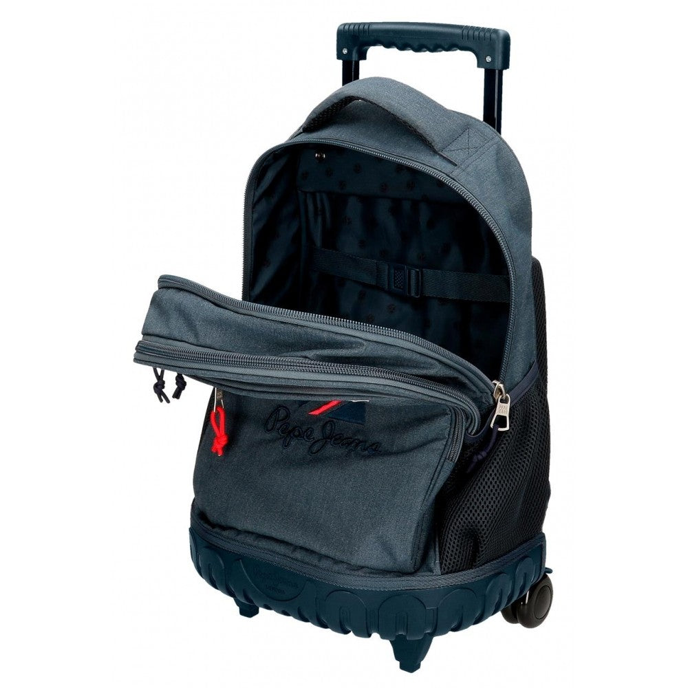 Backpack with wheels Pepe Jeans Kay 2R