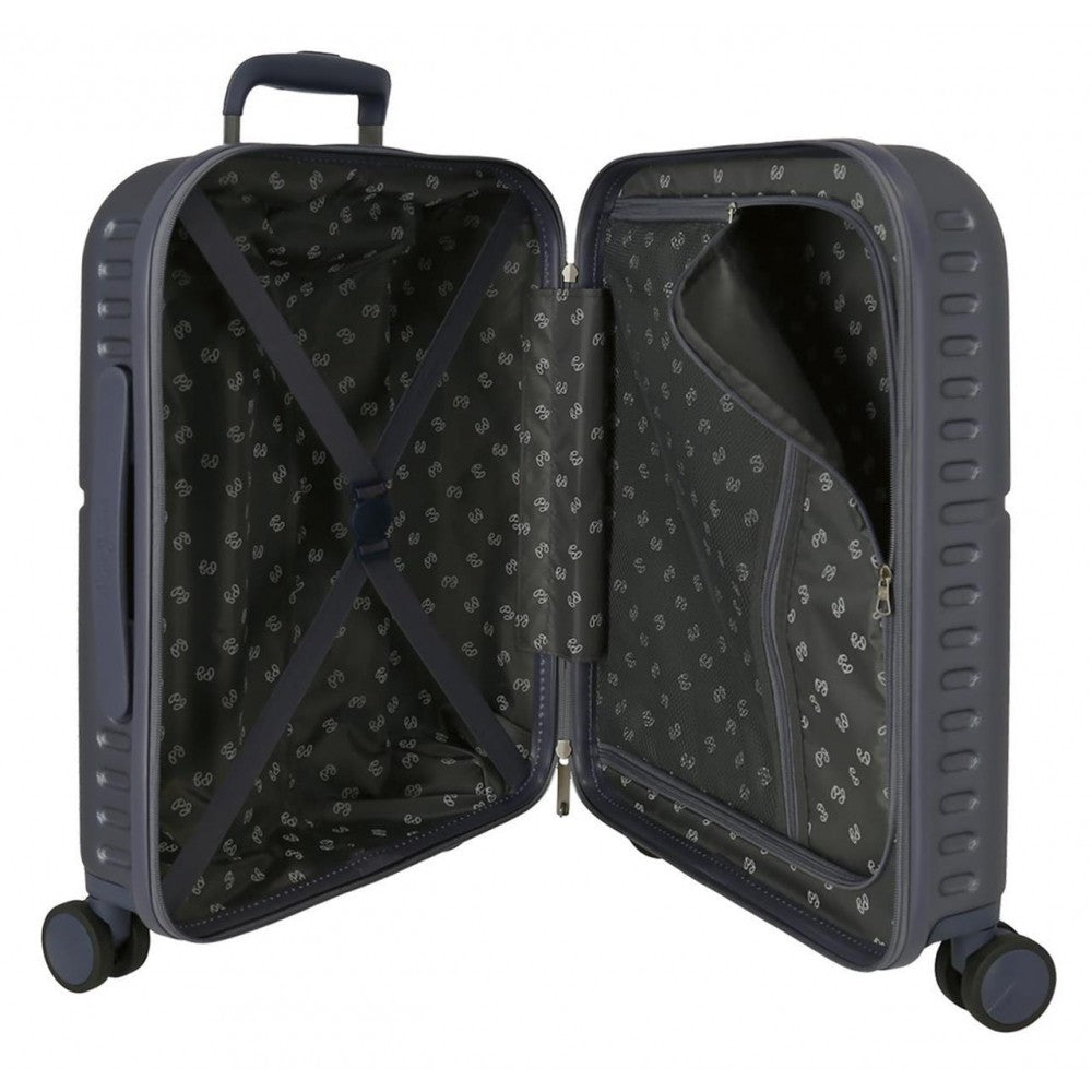 Set of suitcases Pepe Jeans Kay rigid navy blue 55-70cm