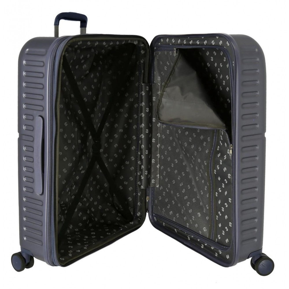 Set of suitcases Pepe Jeans Kay rigid navy blue 55-70cm