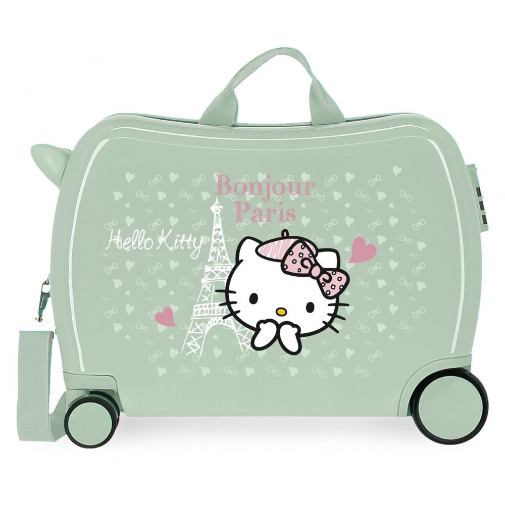 Maleta infantil Hello Kitty Paris 2 ruedas multidireccionales