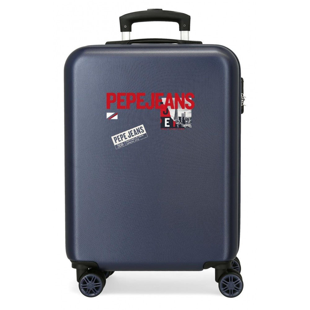 Cabin suitcase Pepe Jeans Rigid Dikran 55cm Navy Blue