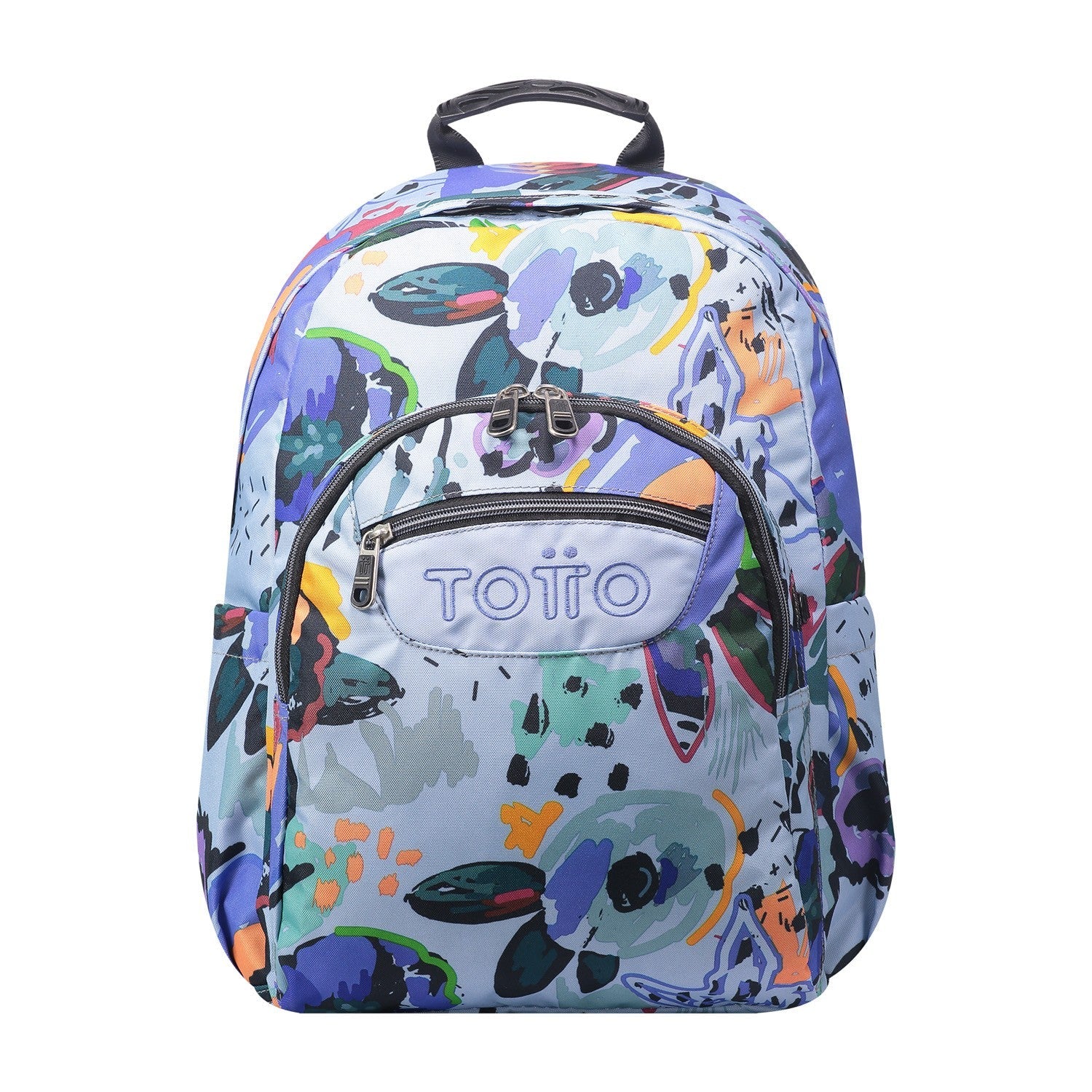 TOTTO SCHOOL Backpack - Waterpuarels - 4h1 Floral canvas