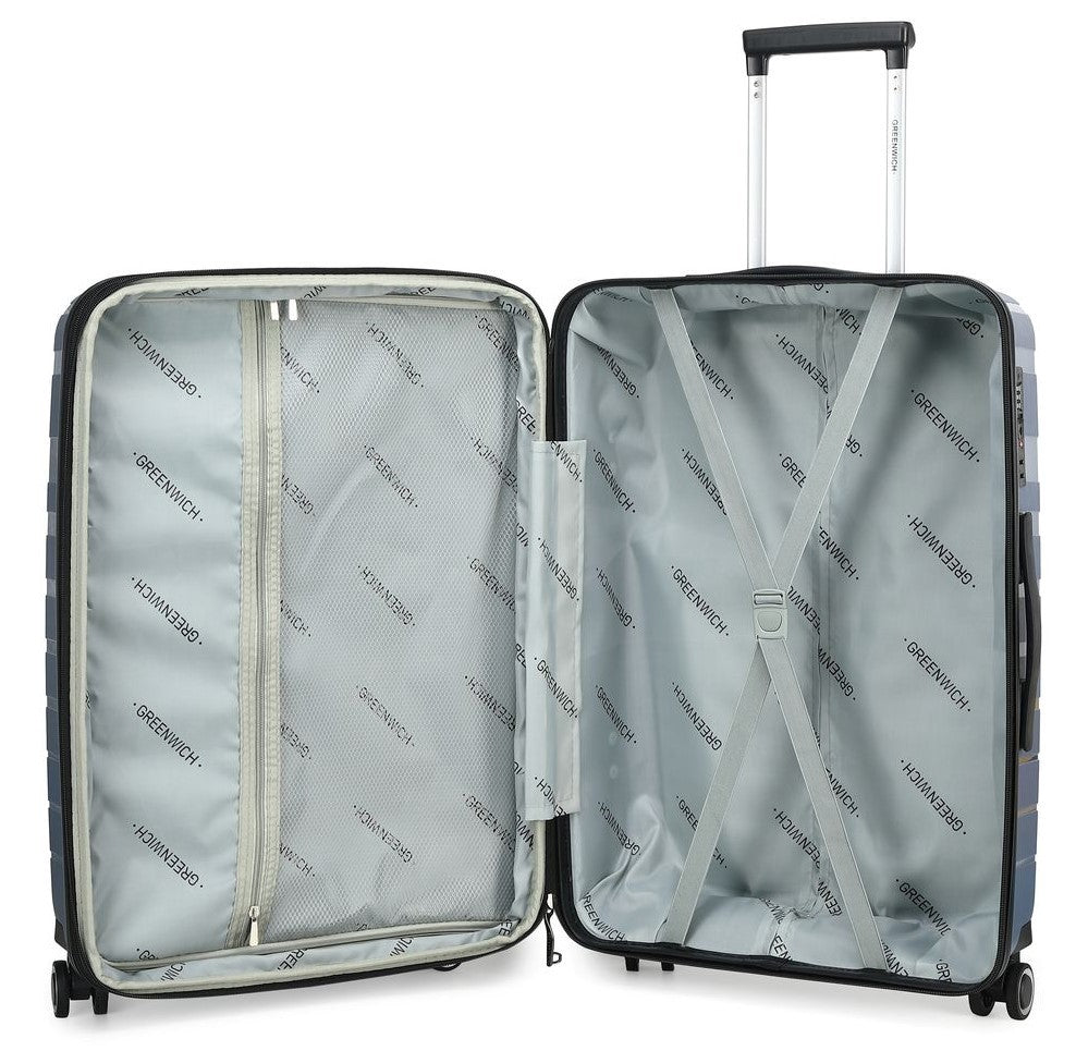 Extensible median suitcase TSA Valencia de Polypropylene - Greenwich