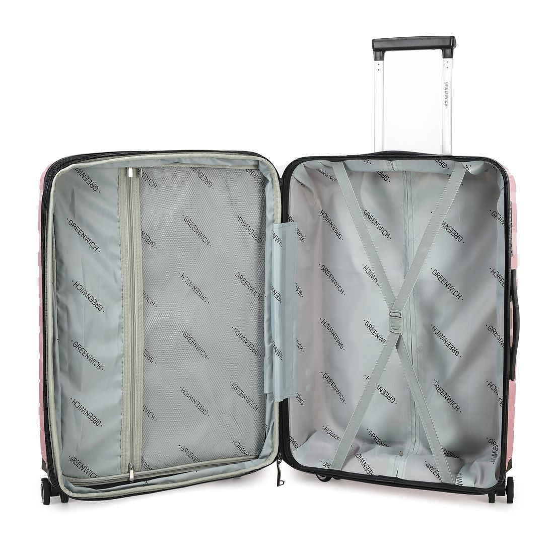 Extensible median suitcase TSA Valencia de Polypropylene - Greenwich