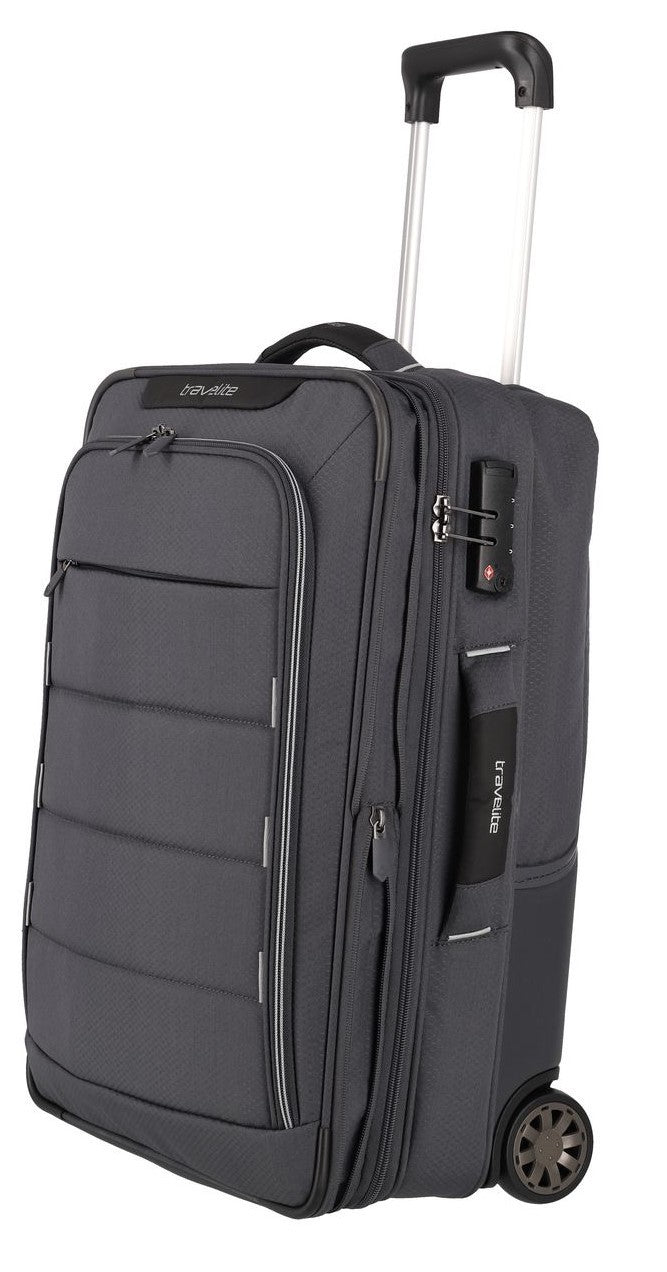 TRAVELITE Extensible cabin hybrid suitcase 2R SKAII - 2 Materials