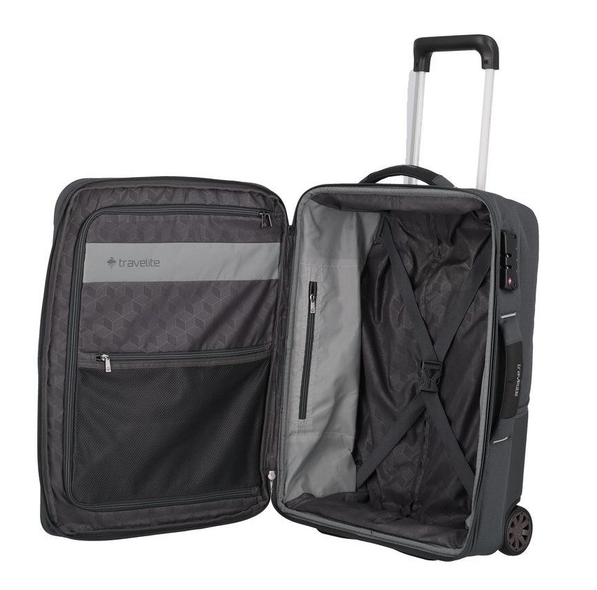 TRAVELITE Extensible cabin hybrid suitcase 2R SKAII - 2 Materials