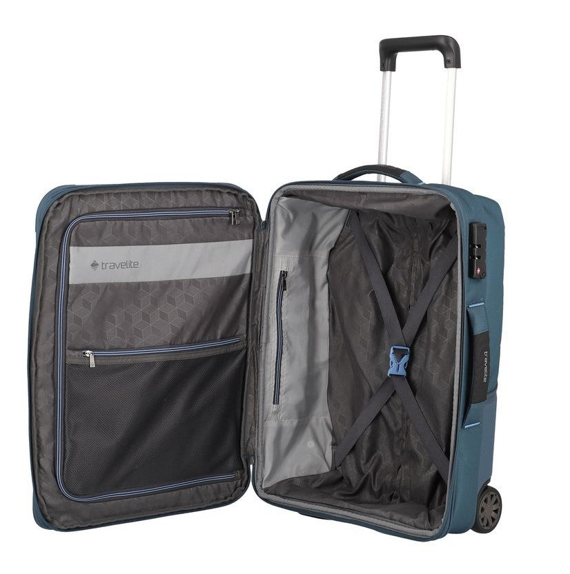 TRAVELITE Extensible cabin hybrid suitcase 2R SKAII - 2 Materials