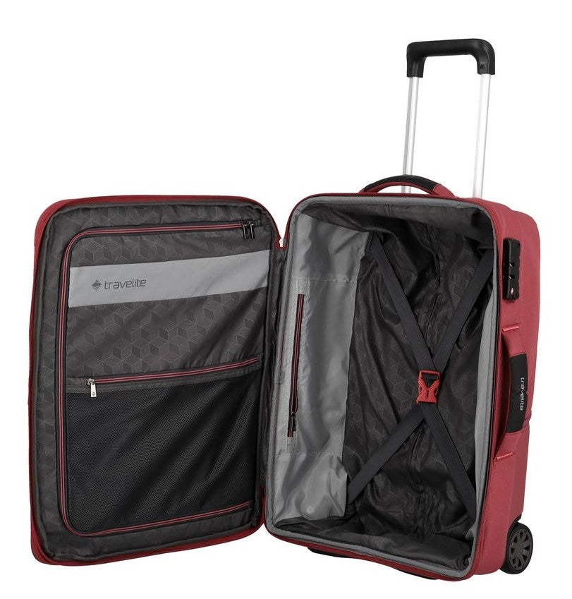 TRAVELITE Extensible cabin hybrid suitcase 2R SKAII - 2 Materials