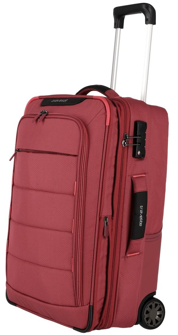 TRAVELITE Extensible cabin hybrid suitcase 2R SKAII - 2 Materials