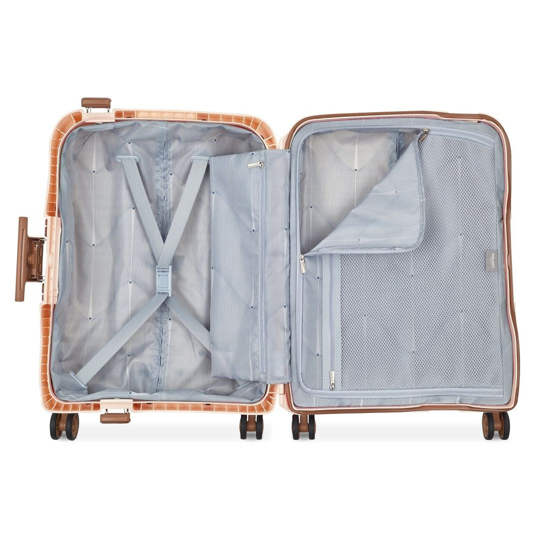 Cabin trolley DELSEY MONCY SLIM RECYCLED MATERIAL WITH TSA 55CM