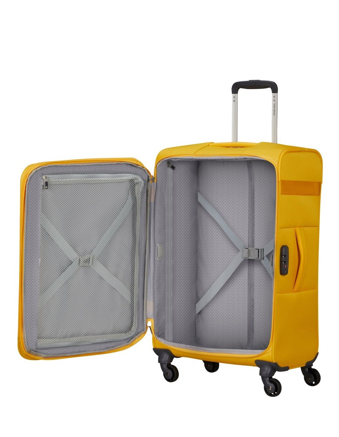 Samsonite Spinner Citybeat, 4 rodas, tamanho médio extensível