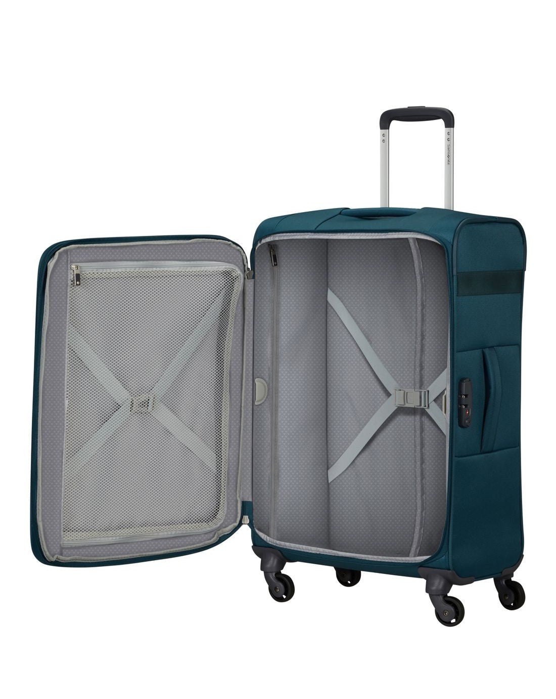 Samsonite Spinner Citybeat, 4 rodas, tamanho médio extensível