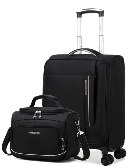 GREENWICH Set of Cabin suitcase Eco-Reycled Tunisz and bag