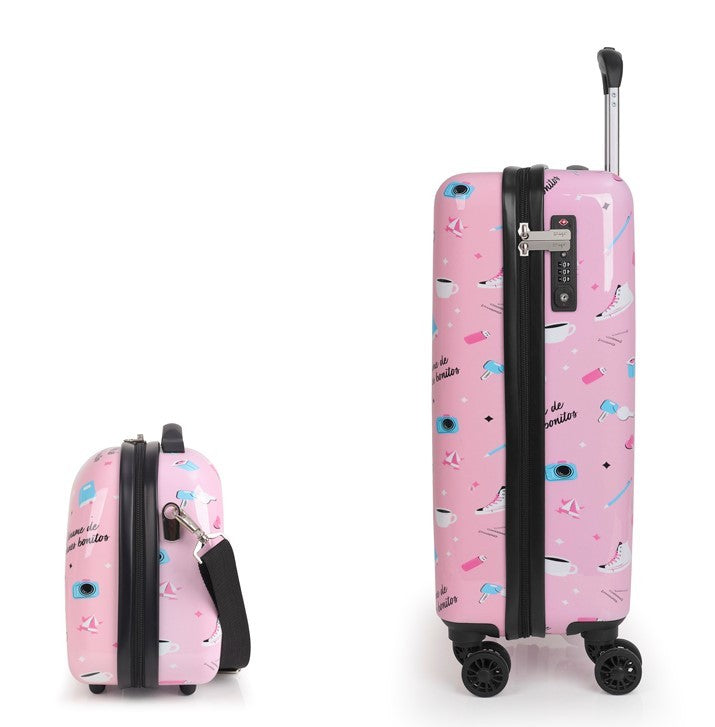 Mr. Wonderful set of Cabin suitcase And need Life