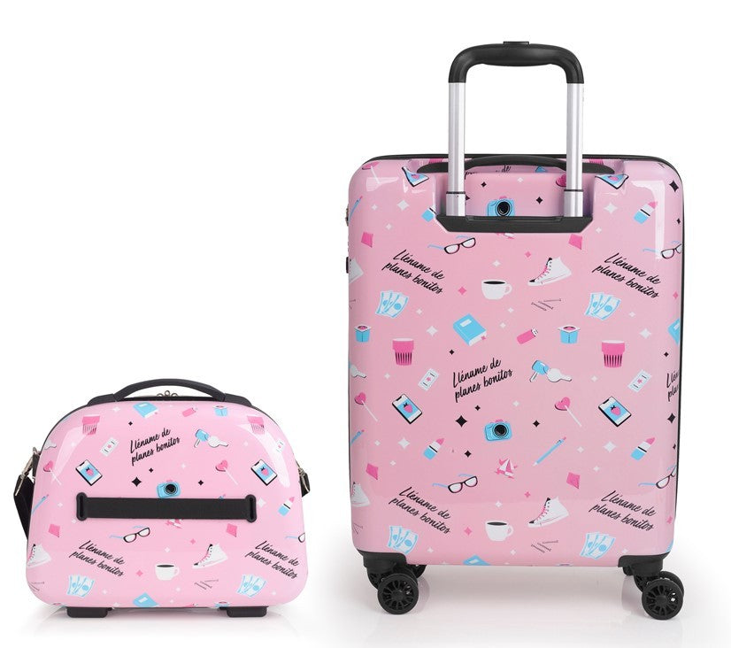 Mr. Wonderful set of Cabin suitcase And need Life