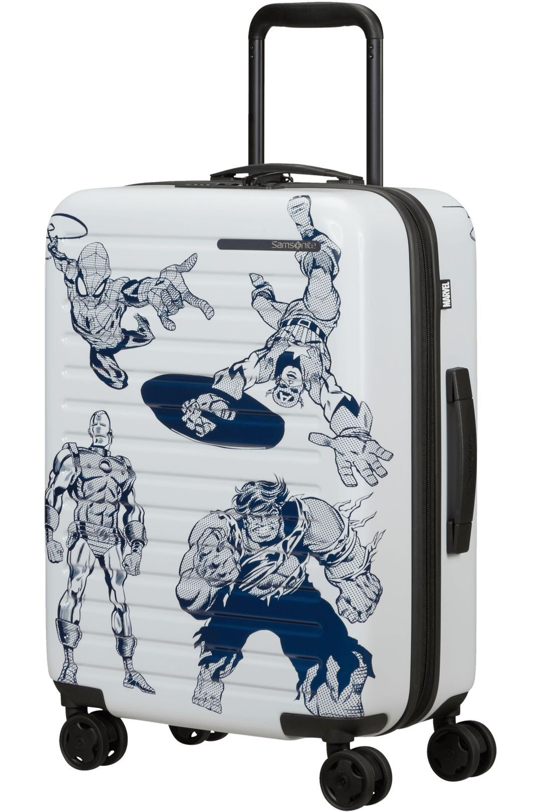 SAMSONITE Stackd MARVEL 55cm extendable suitcase MARVEL Comics