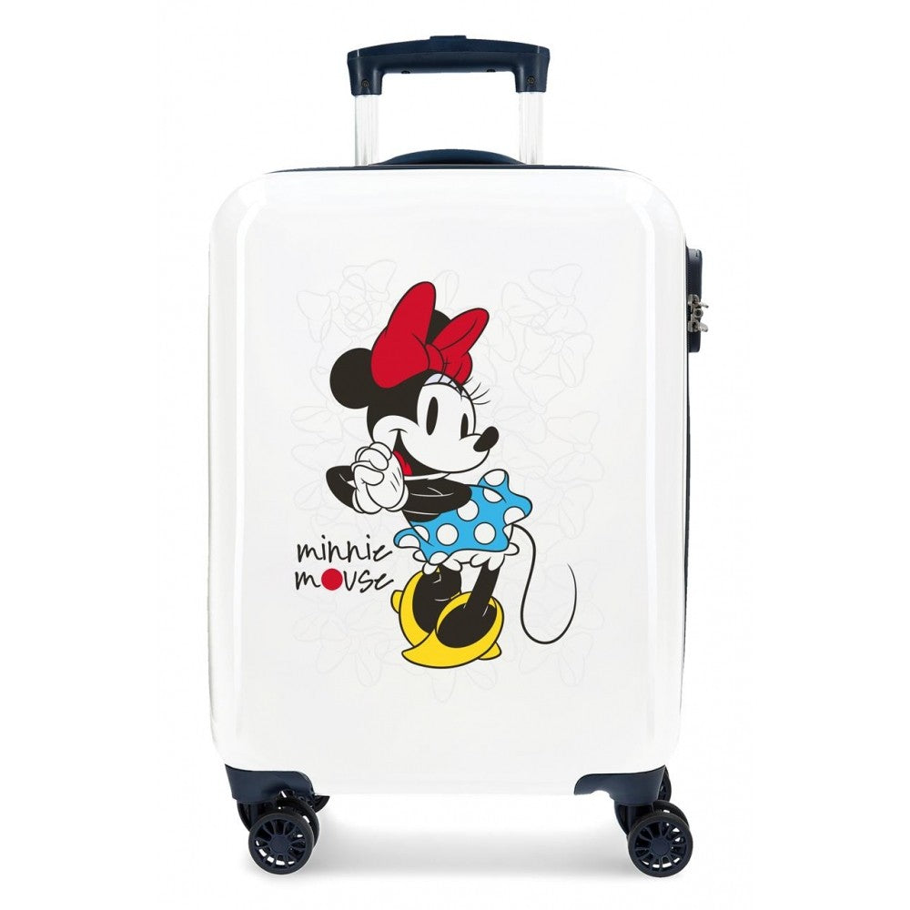 Cabin suitcase MINNIE MAGIC 55CM White