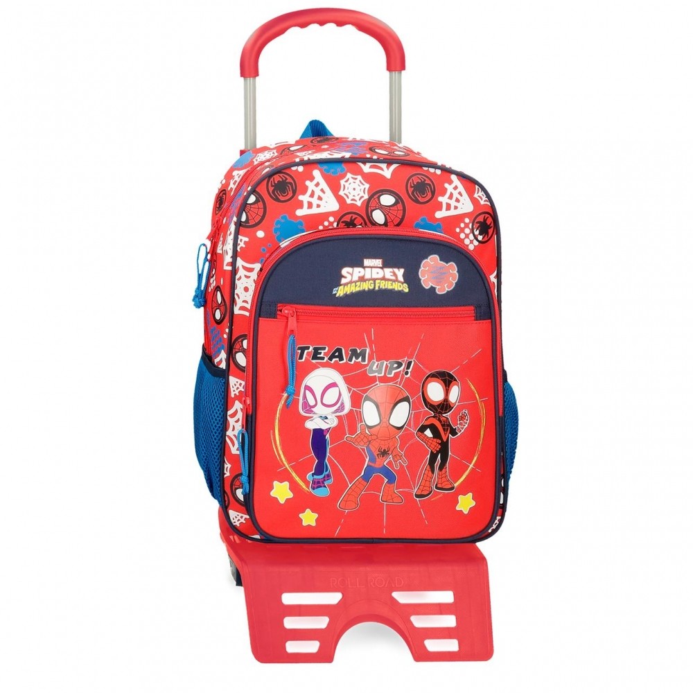 Spidey and Friends 40cm school backpack with car