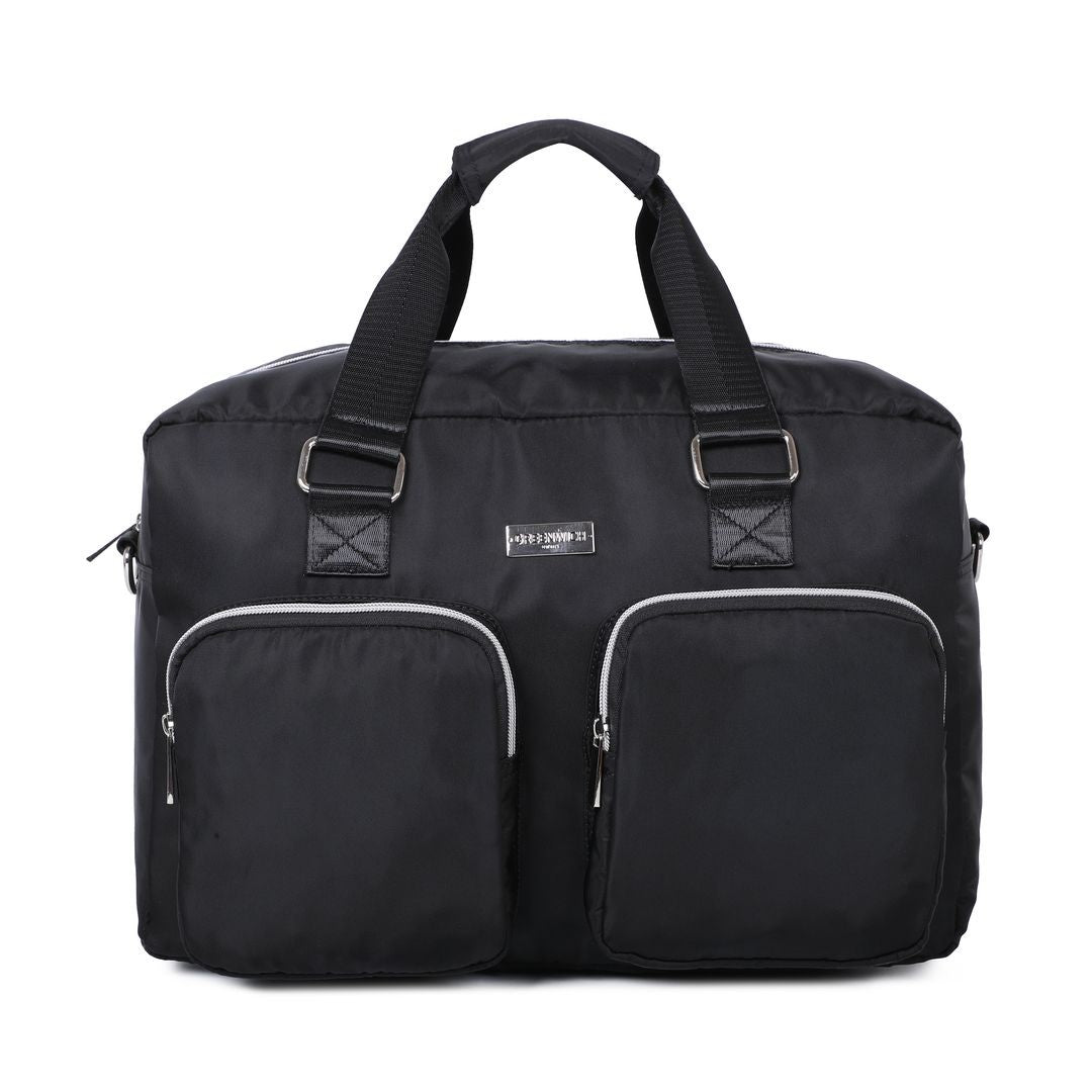 Set van GREENWICH Cabinekoffer Boedapest Extensible en Black Buffon Travel Bag