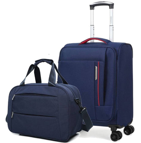 SET GREENWICH Cabin suitcase Eco-Reycled Túnez 55cm + Boston travel bag