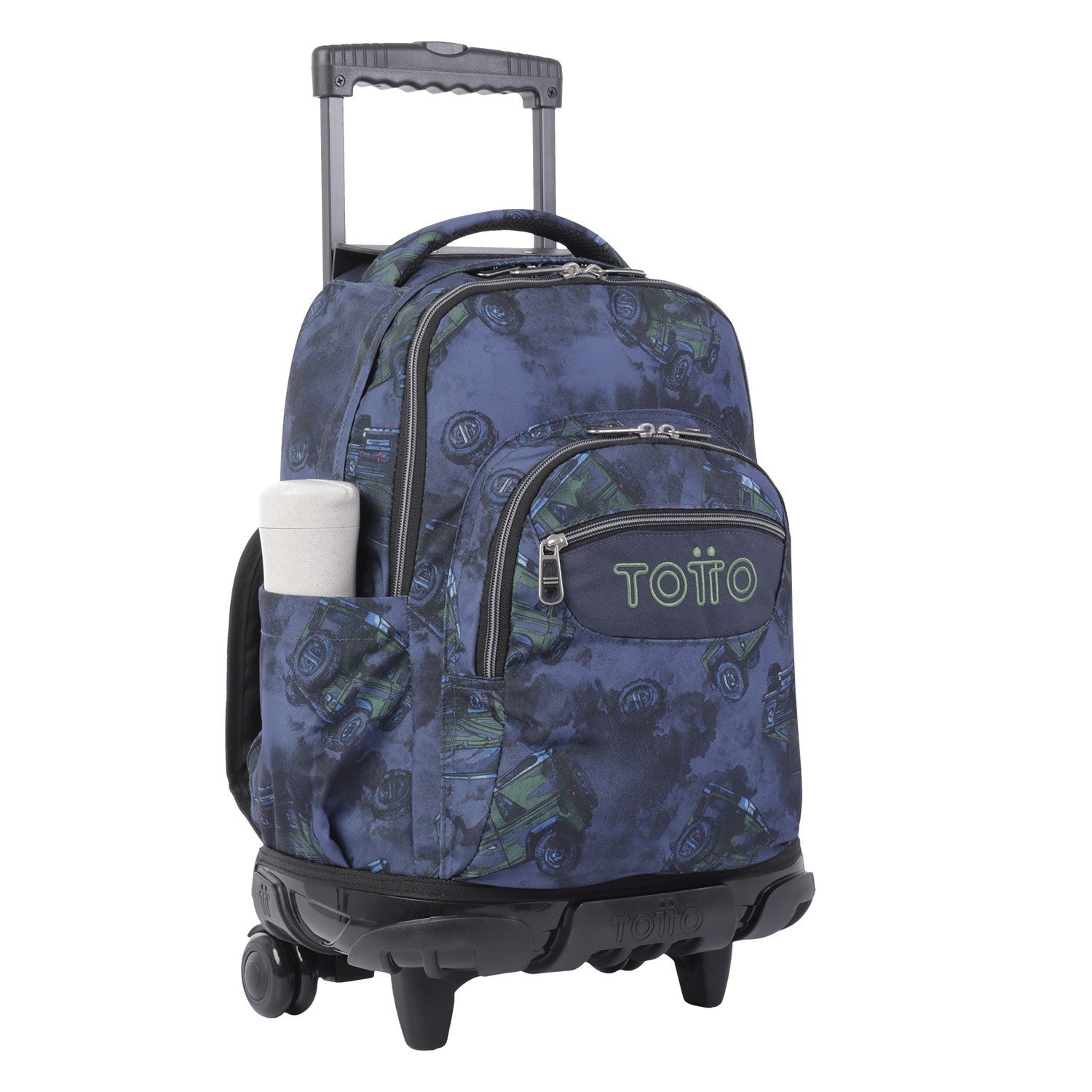 TOTTO School backpack with wheels - lines - 5JX SUV