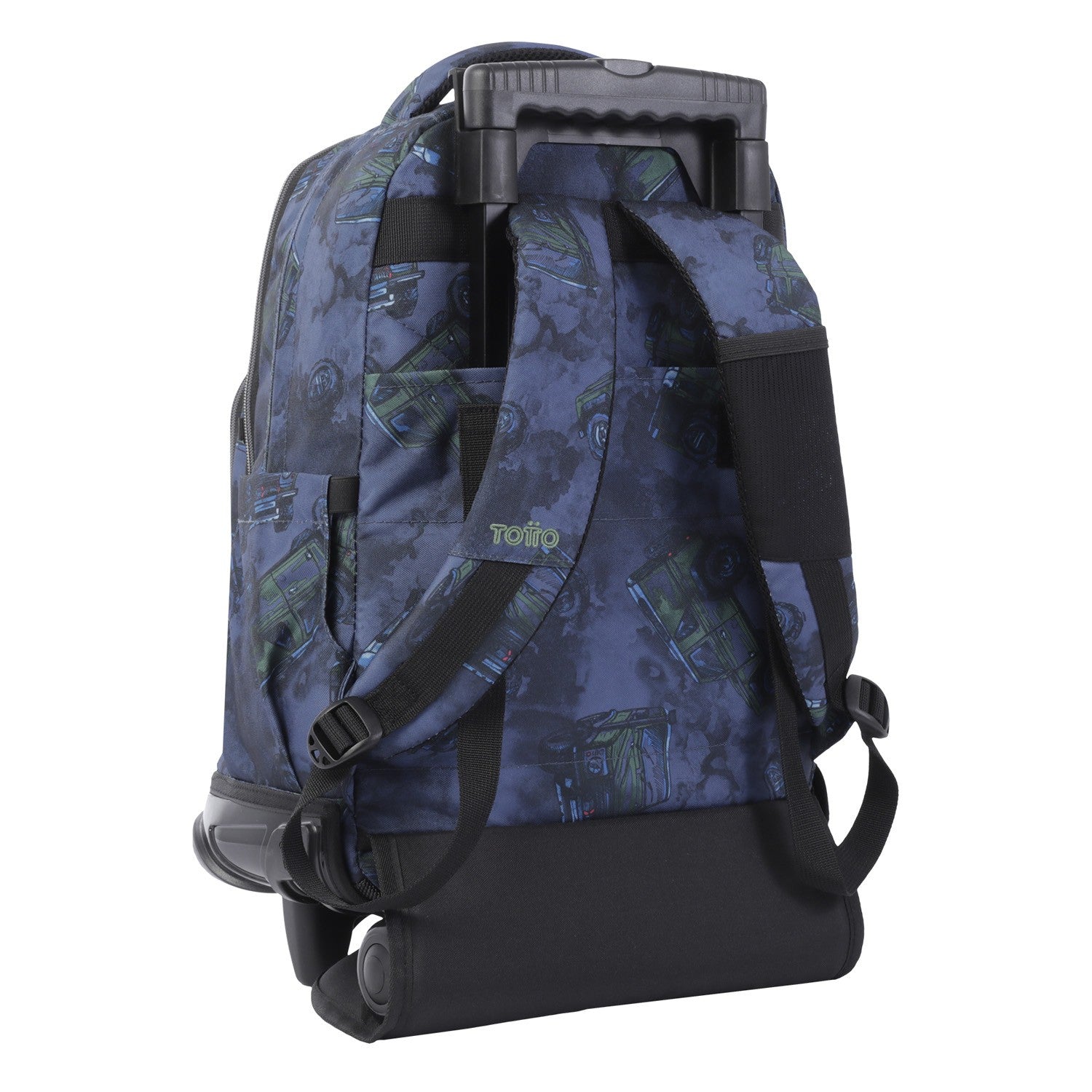 TOTTO School backpack with wheels - lines - 5JX SUV