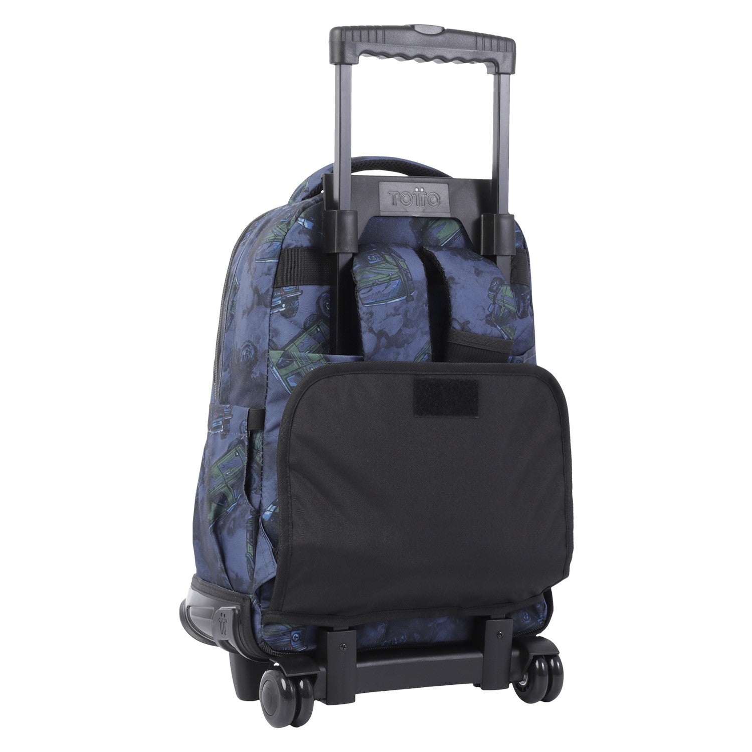 TOTTO School backpack with wheels - lines - 5JX SUV