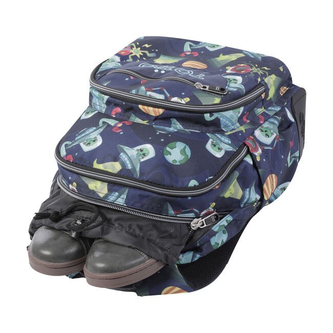 TOTTO School Backpack- Crayoles- 5jy- Planets and Aliens