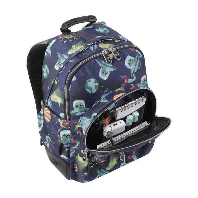 TOTTO School Backpack- Crayoles- 5jy- Planets and Aliens