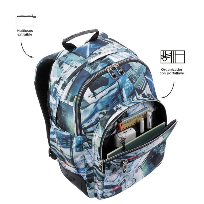 TOTTO School Backpack- Crayoles- 4HV-Postcards and Casetes