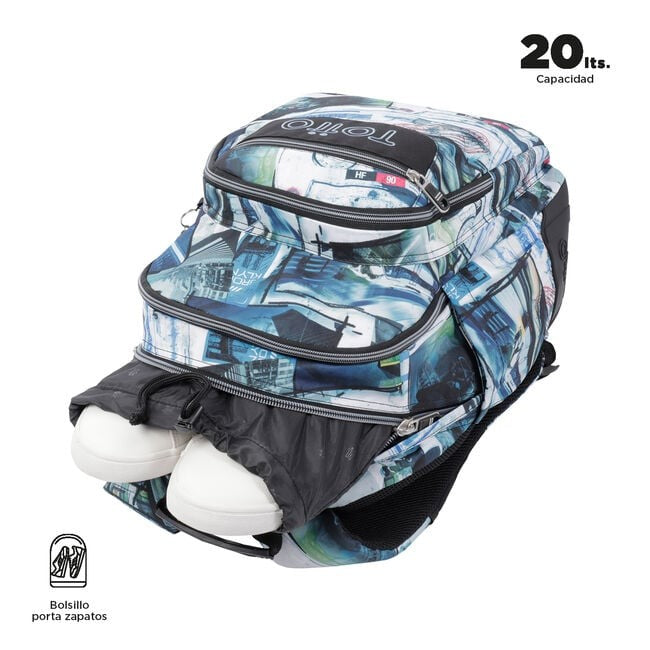 TOTTO School Backpack- Crayoles- 4HV-Postcards and Casetes