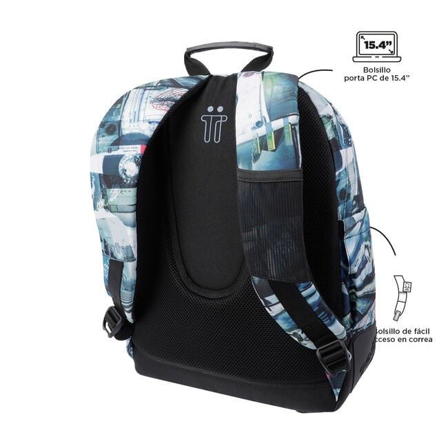 TOTTO School Backpack- Crayoles- 4HV-Postcards and Casetes