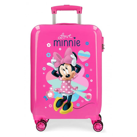 Cabin suitcase Rigid Love Minnie Rosa