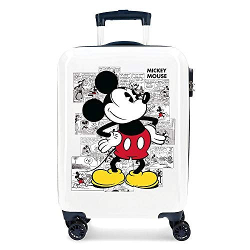 Maleta de cabina Mickey Comic White