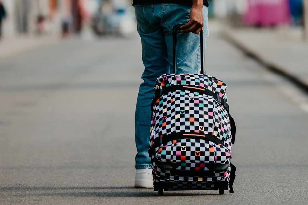 AMERICAN TOURISTER Cabin bag with Mickey Check wheels of Urban Track