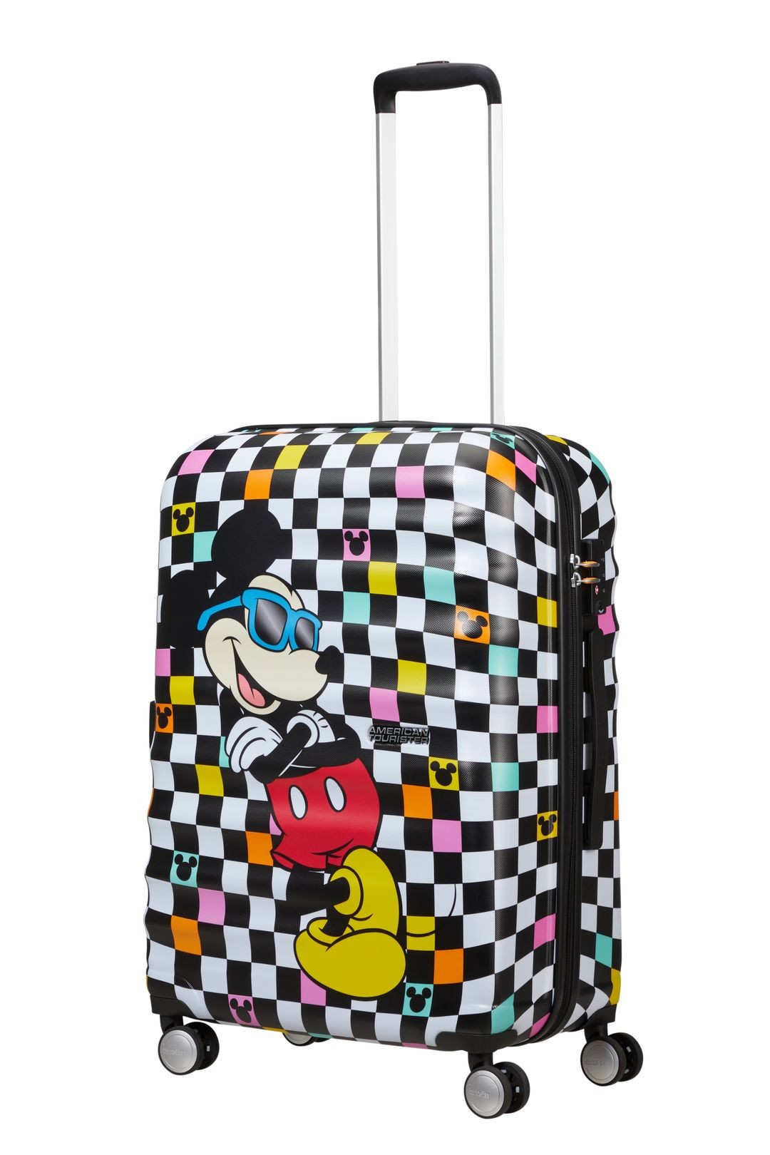 AMERICAN TOURISTER Mickey Check 67cm median suitcase