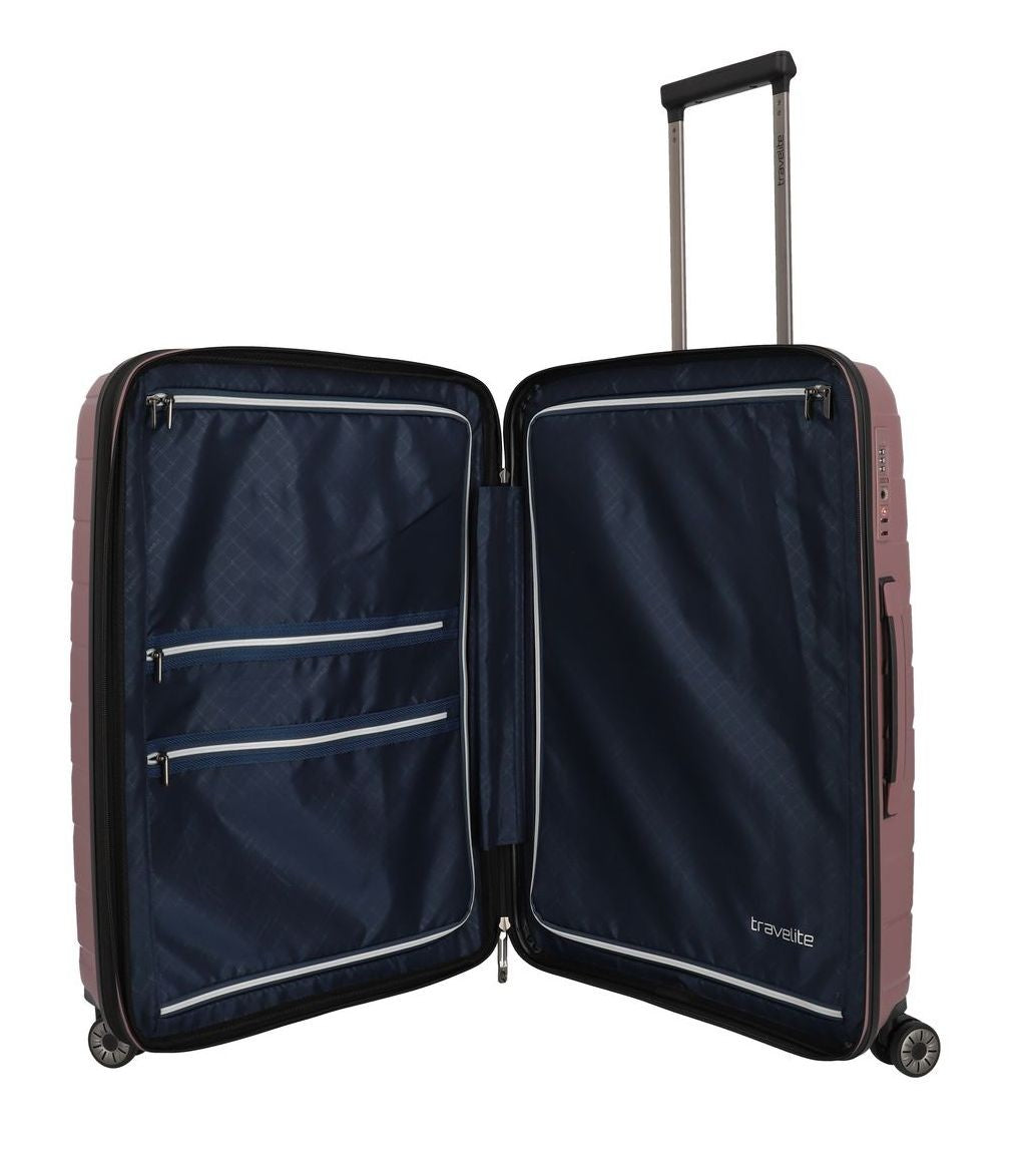 Extendable median suitcase TRAVELITE - Anthacite Air Base