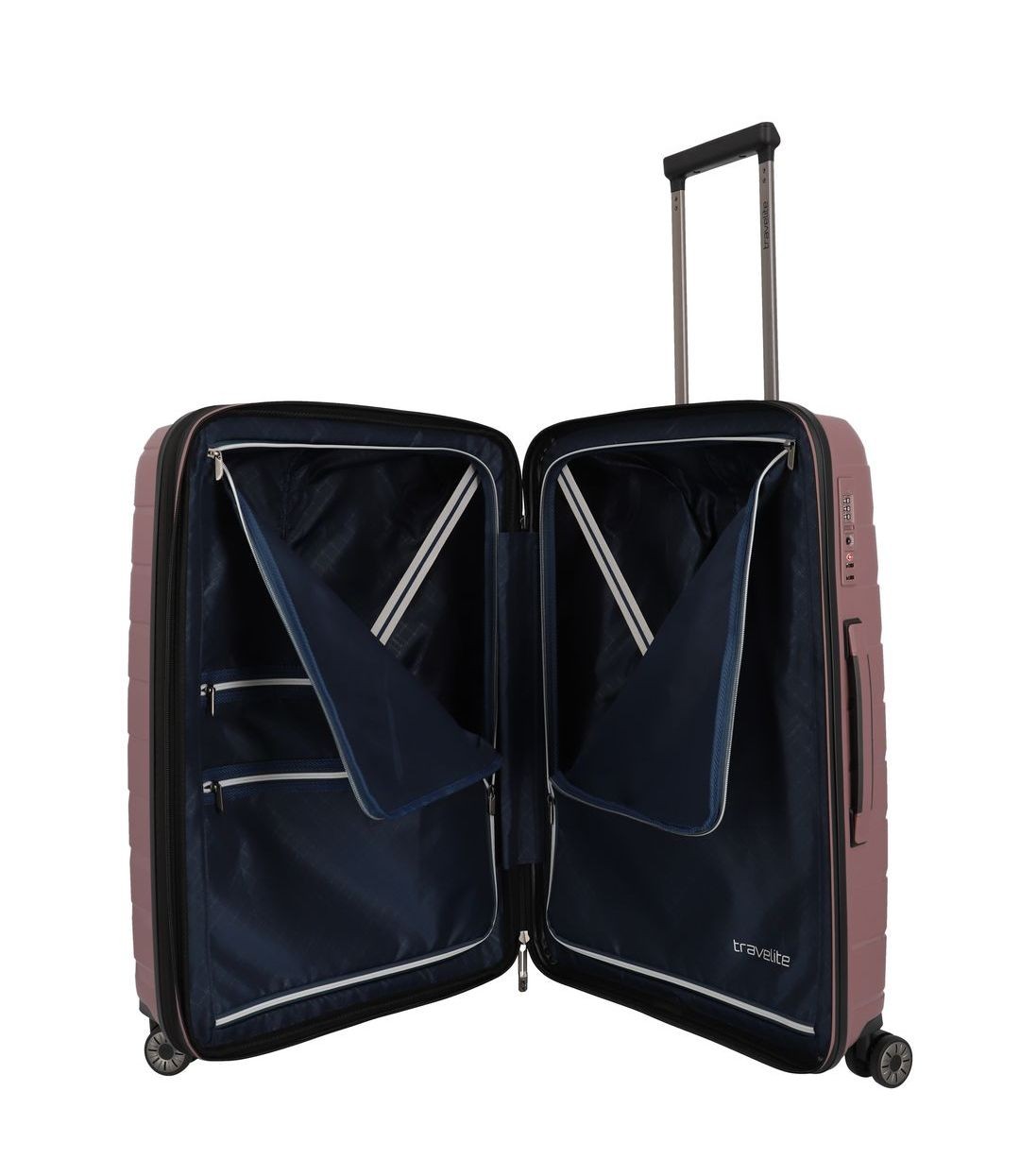 Extendable median suitcase TRAVELITE - Anthacite Air Base