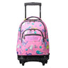 TOTTO School backpack with wheels - lines - 9i9 Astronauts cats