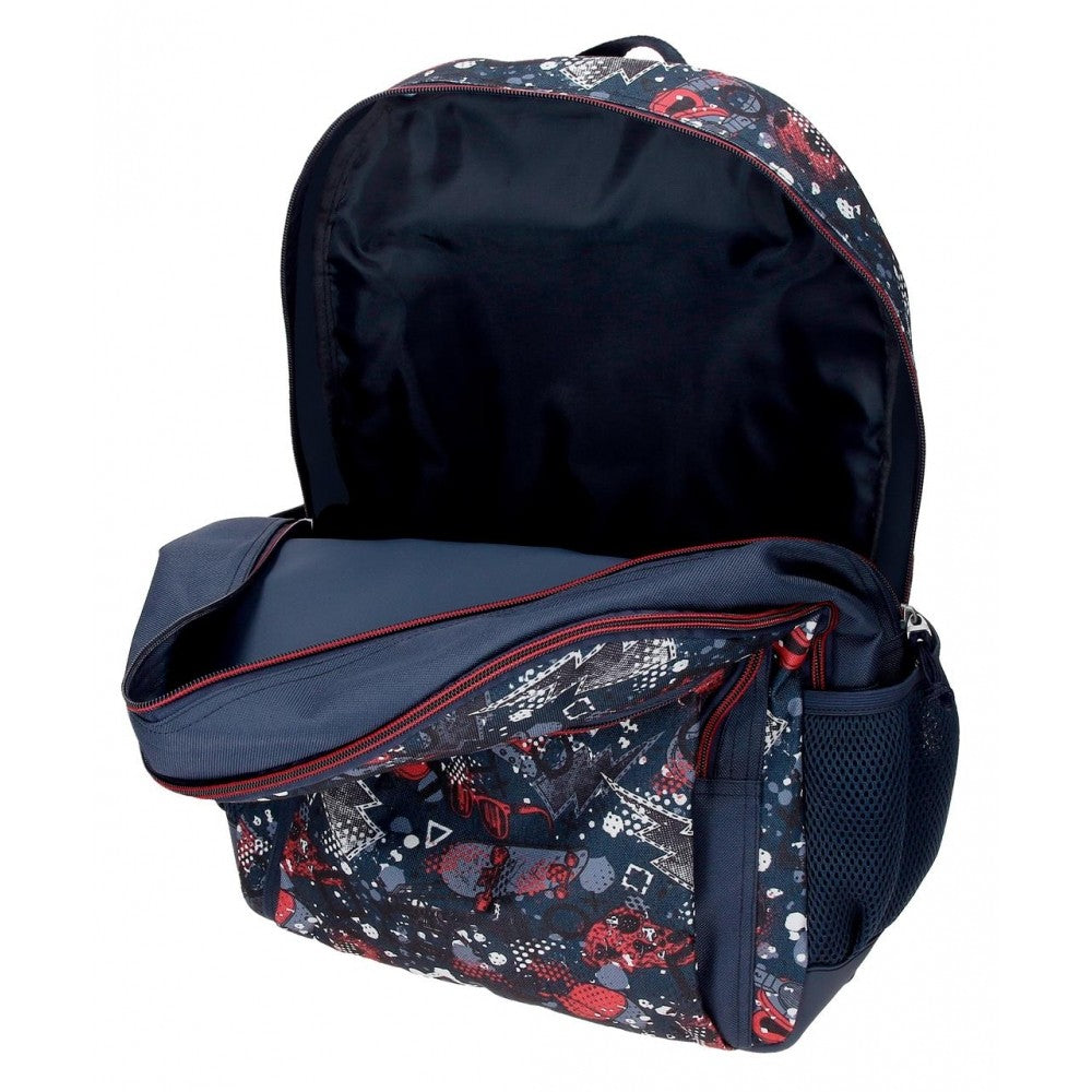 School Backpack Free Time Adaptable Two compartment 46 cm