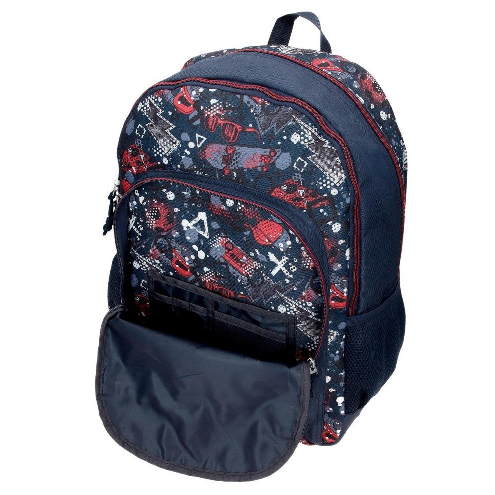 School Backpack Free Time Adaptable Two compartment 46 cm