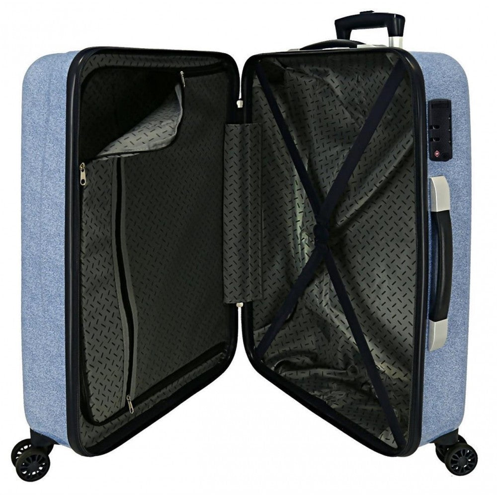 Roll Road Peace Suitcases 55 - 68 cm