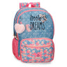 Backpack Little Dreams Double Adaptable Pink Compartment