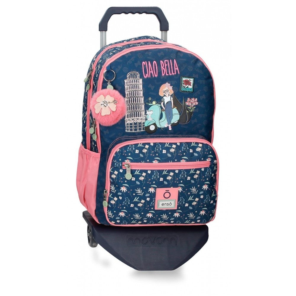 Double ciao ciao backpack compartment with car