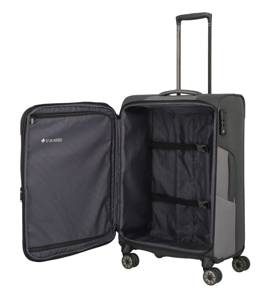 TRAVELITE Extensible soft suitcase VIIA - 67cm