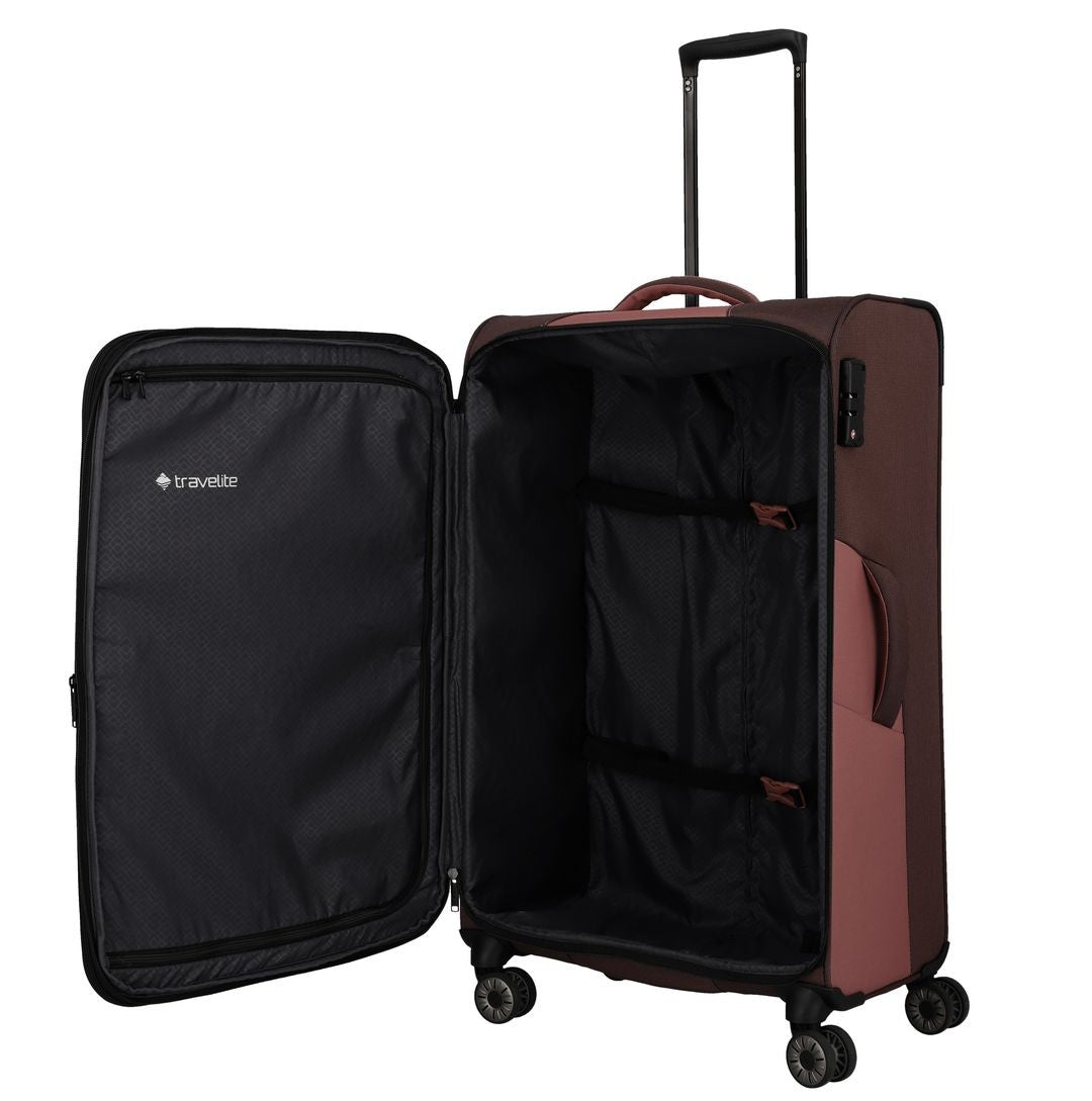 TRAVELITE Extensible soft suitcase VIIA - 77cm